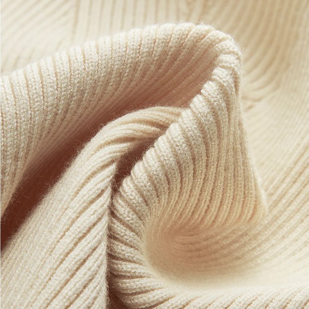 Beige Sleeveless Ribbed Top - Picture 13 of 15